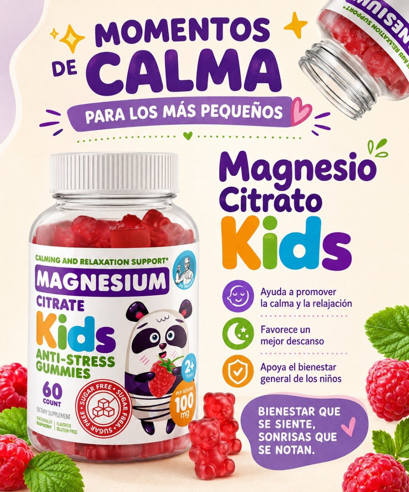 GOMAS MAGNESIO PARA NIÑOS